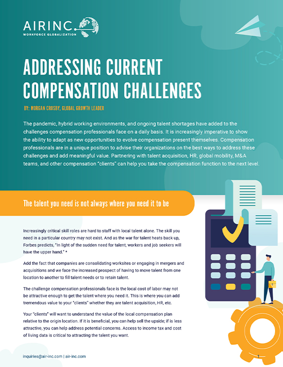 AIRINC Addressing Current Compensation Challenges