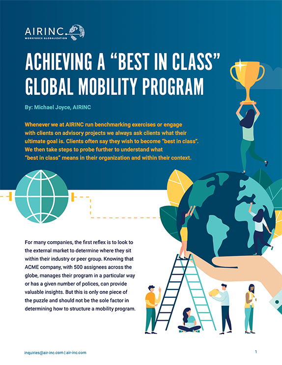 AIRINC Achieving a Best in Class Global Mobility Program