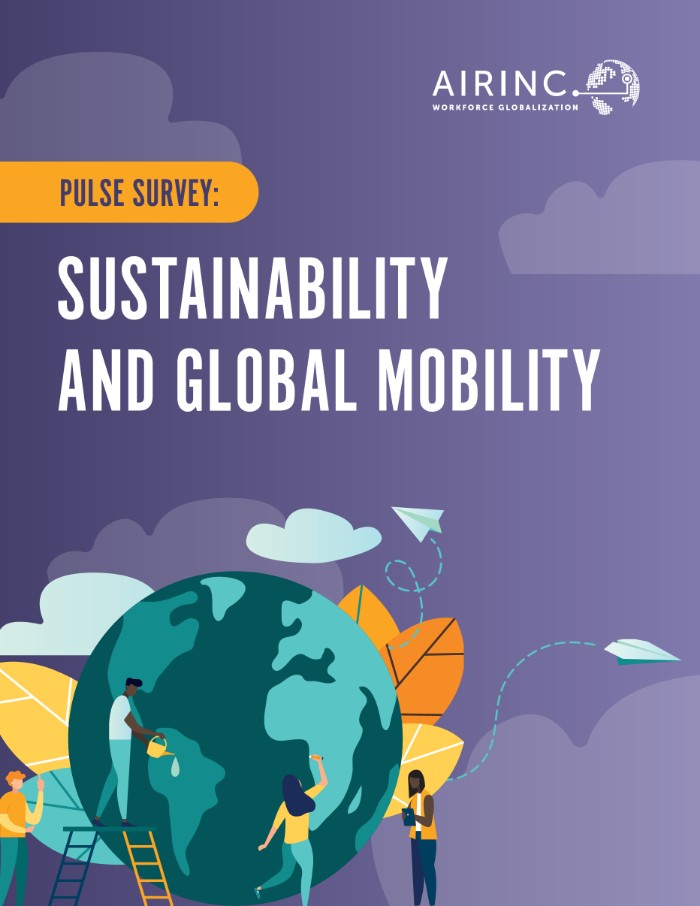 AIRINC Sustainability and Global Mobility Pulse Survey