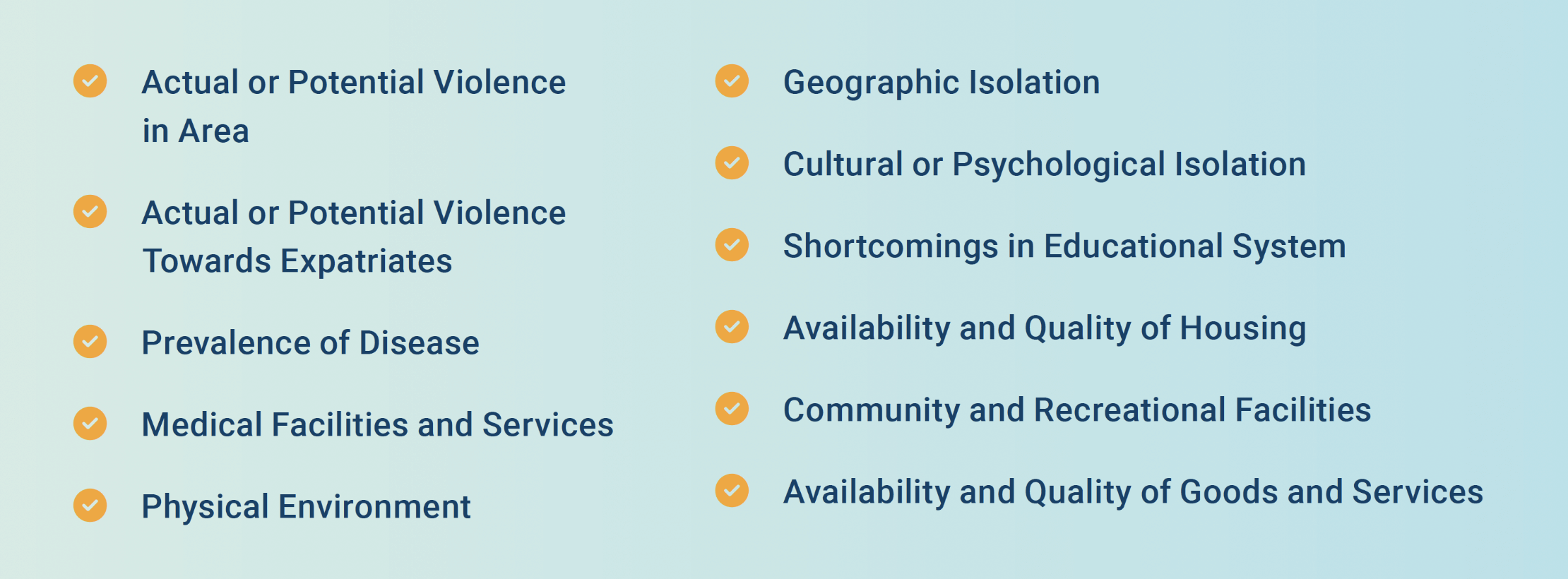 AIRINC hardship allowance categories